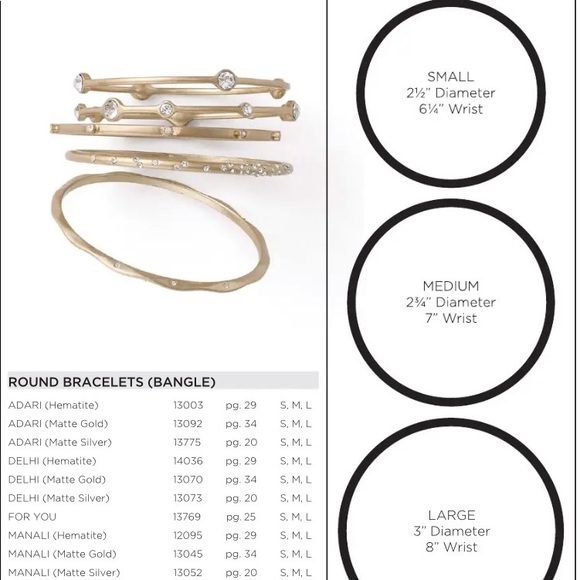 Lia Sophia For You Gold Bracelets w/ Crystals !!! - Picture 4 of 4